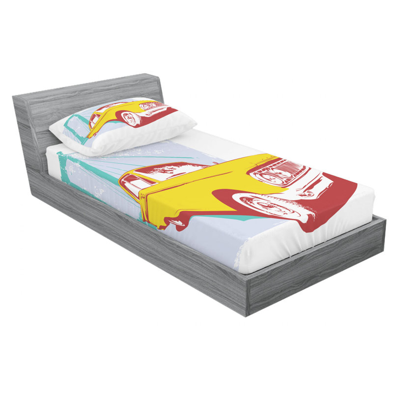 Microfiber Sheet Set, Twin XL Sheet Set with Fitted Sheet