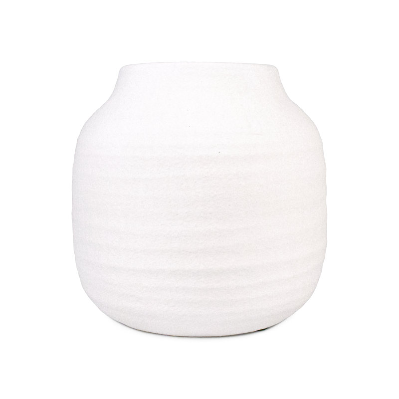 Dhital Handmade Ceramic Table Vase, 8" H x 7.5" W x 7.5" D