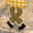 36"H S/2 Fall Metal Scarecrow Yard Stake