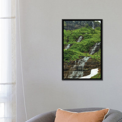 « cascades » par bill sherrell, reproduction d’impression sur toile tendue