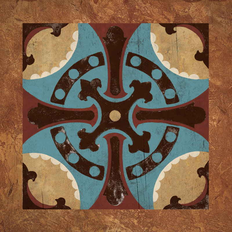 Tile 9 - Wrapped Canvas Print, 30cm H x 30cm W x 3.8cm D