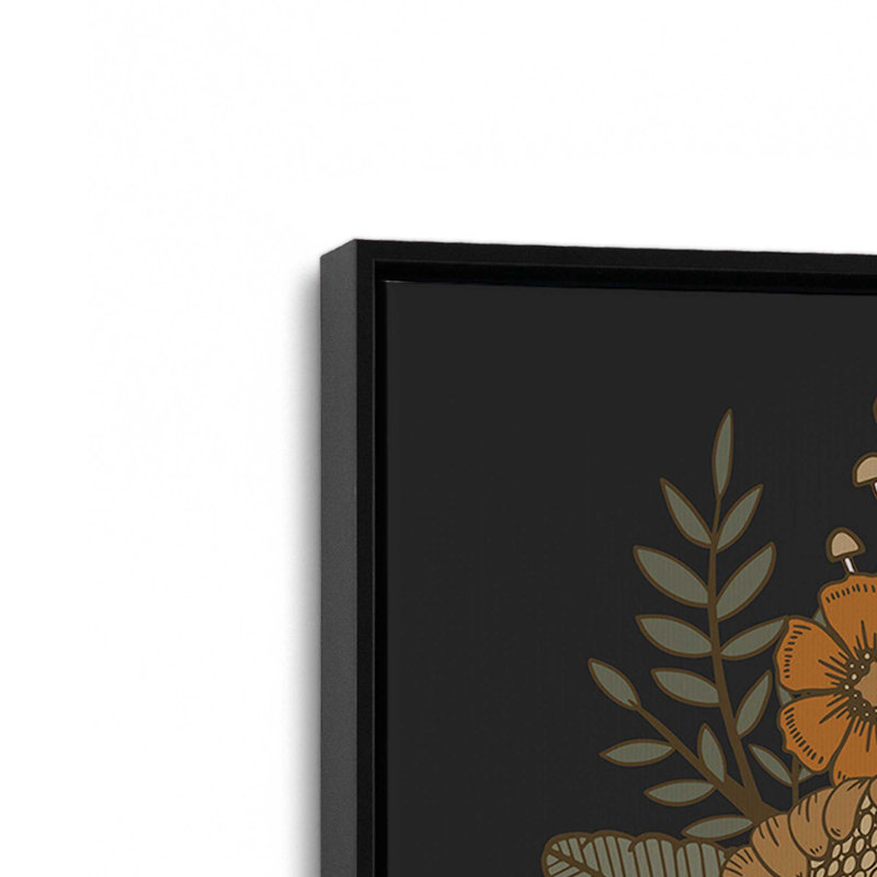 «Autumn Skulls» par Lathe & Quill, reproduction d'art, H 48 po x l 36 po, Impression encadrée sans passe-partout, Noir