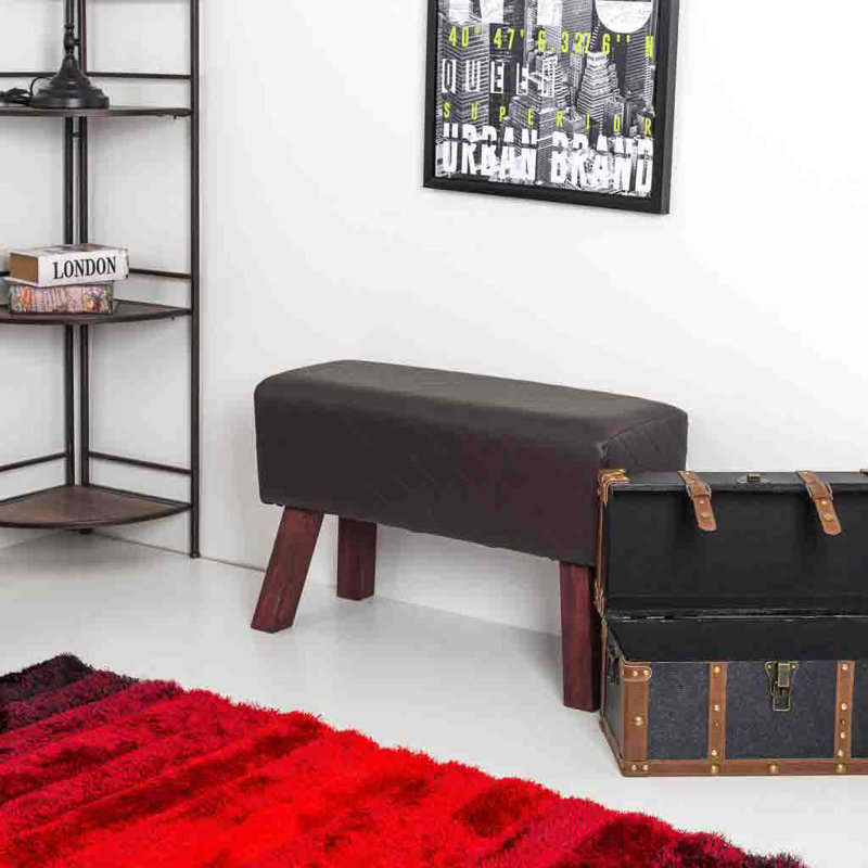 Manufactured Wood Accent Stool, Brown