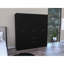 Armoire six portes Maya, chambre, noir / blanc