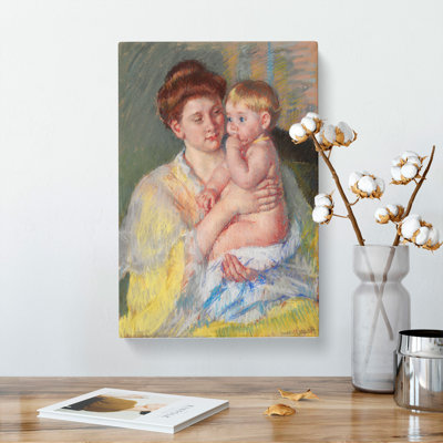 Mother And Child Vol.4 by Mary Cassatt - Wrapped Canvas Painting