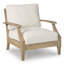 Chaise longue avec coussin Stacy