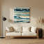 Nautical Coastal Colours Beige Metal Wall Art-1927463048
