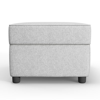 Alfea 64cm Wide Rectangle Solid Colour Footstool Ottoman with Storage