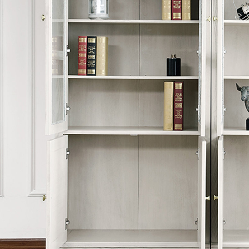 Classic pop white bookcase
