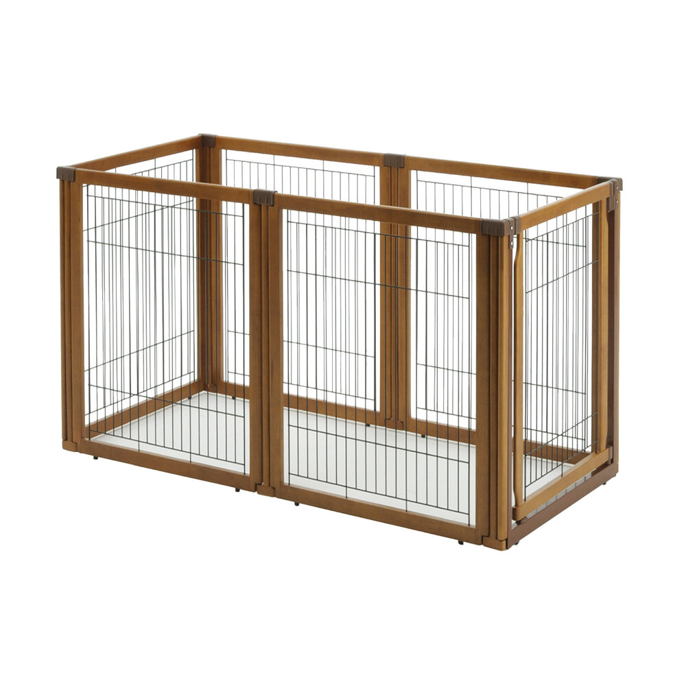 Richell H6 Convertible Elite Gate/Crate 6-Panel 35.8” H & Reviews | Wayfair