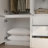 6-Door large Armoire Wardrobe Closet with 3 Drawers & 2 Hanging Rod, White (70.9”W x 23.63”D x78”H)