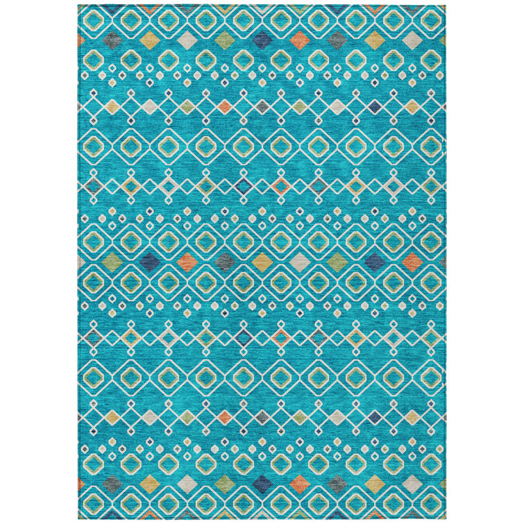 Aleighna Area Rug with Non-Slip Backing