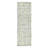 Oscoda Abstract Hand Woven Runner 2'7" x 8' Wool/Jute/Sisal Indoor / Outdoor Area Rug in Gray