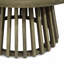 Table basse d'extérieur en bois d'acacia pour le patio, table basse ronde pour la cour arrière, pelouse et balcon-656630107
