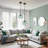 1-Light Kitchen Island Pendant with Clear Hammered Glass Shade-812870994
