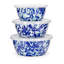 Ocean Enamelware Bowl Set