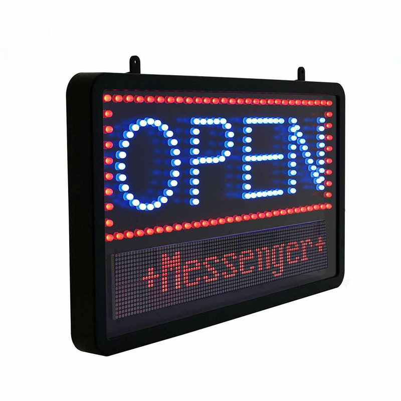 LED Programmable Message Board Open Sign