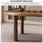 Modern Simple Solid Wood Arc Dining Table Sets-105972967
