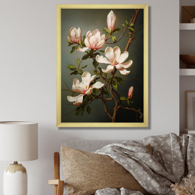 Magnolias méditation sur toile