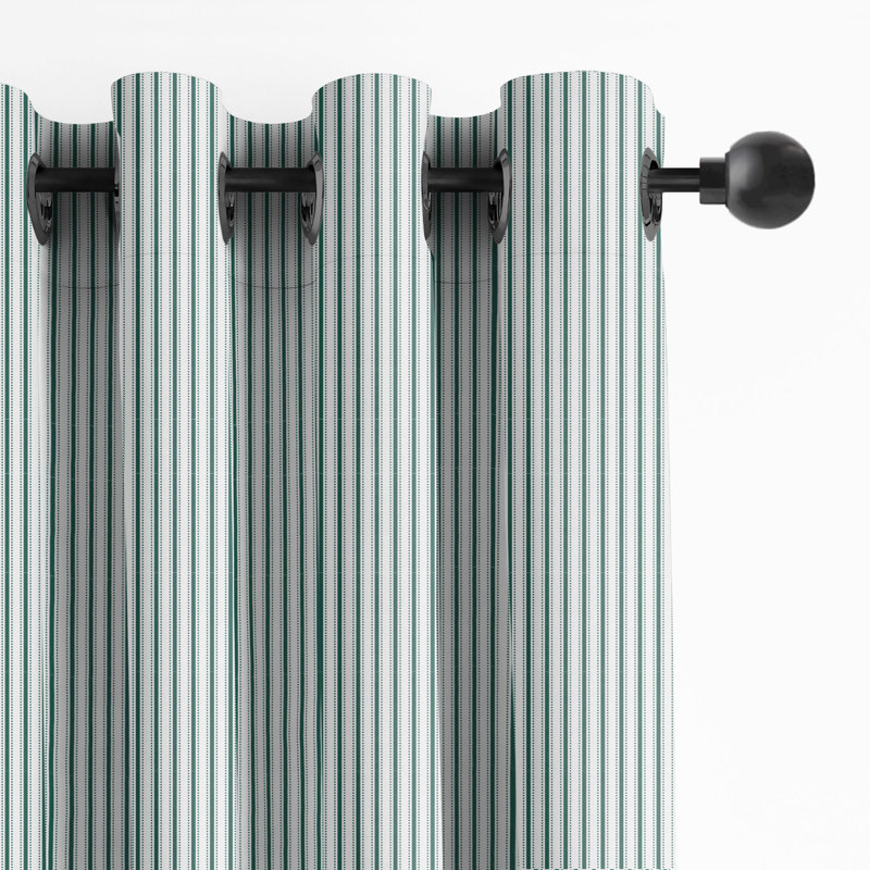 Ruben Stripe, 50" W x 48" L, Light Blue
