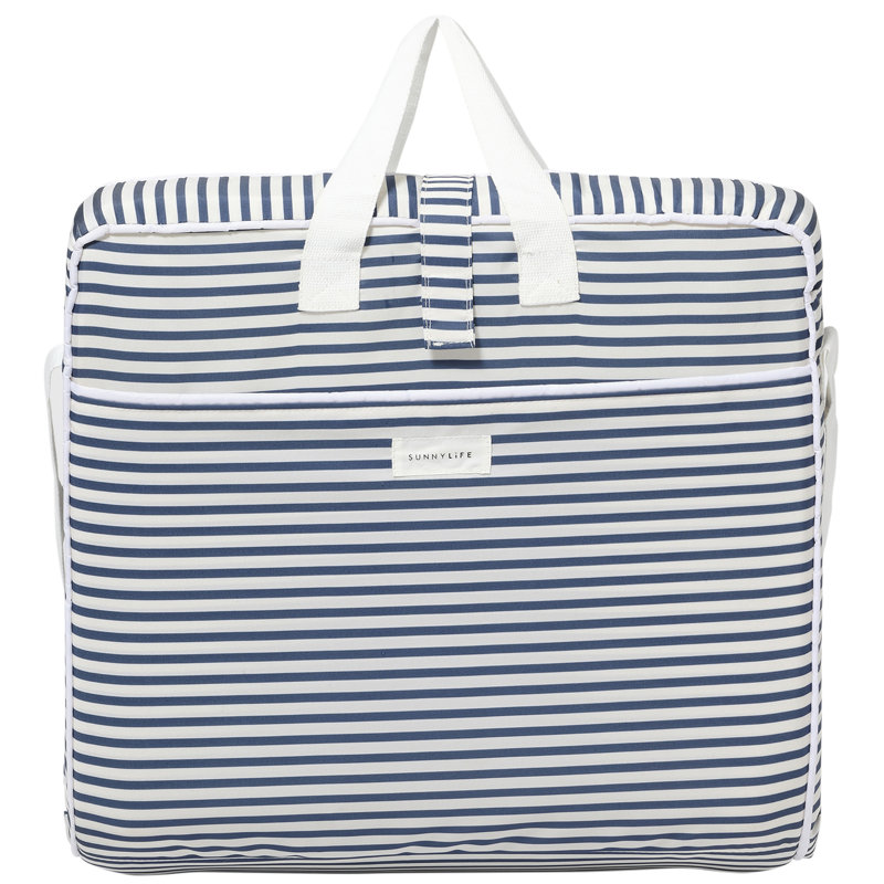 Chaise pliante Take Where: Rayures bleu marine Resort