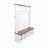 Hall Tree with 6 Hooks, Practical Walnut Entryway Bench with Adjustable Shelves-863387150
