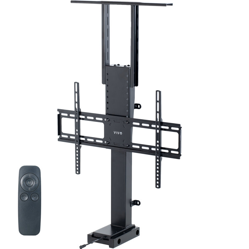 Système d'armoires Vivo noir pouvant supporter jusqu'à 132 lb