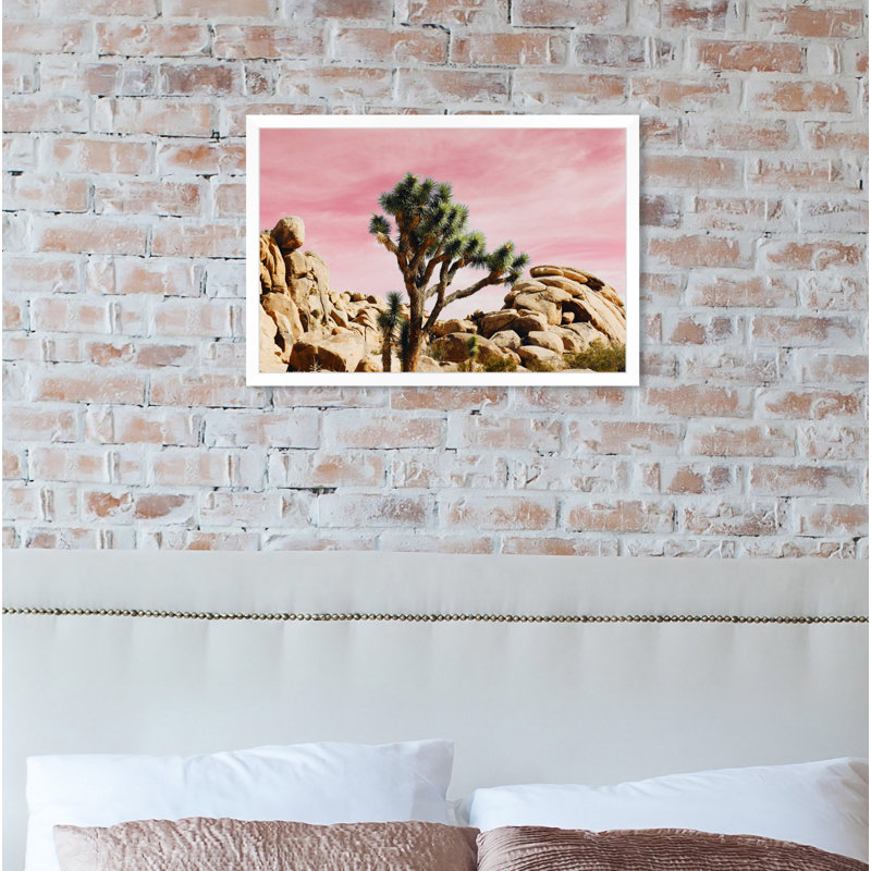 « joshua tree rose », impression, H 22 po x l 32 po x P 0,5 po, Cadre photo
