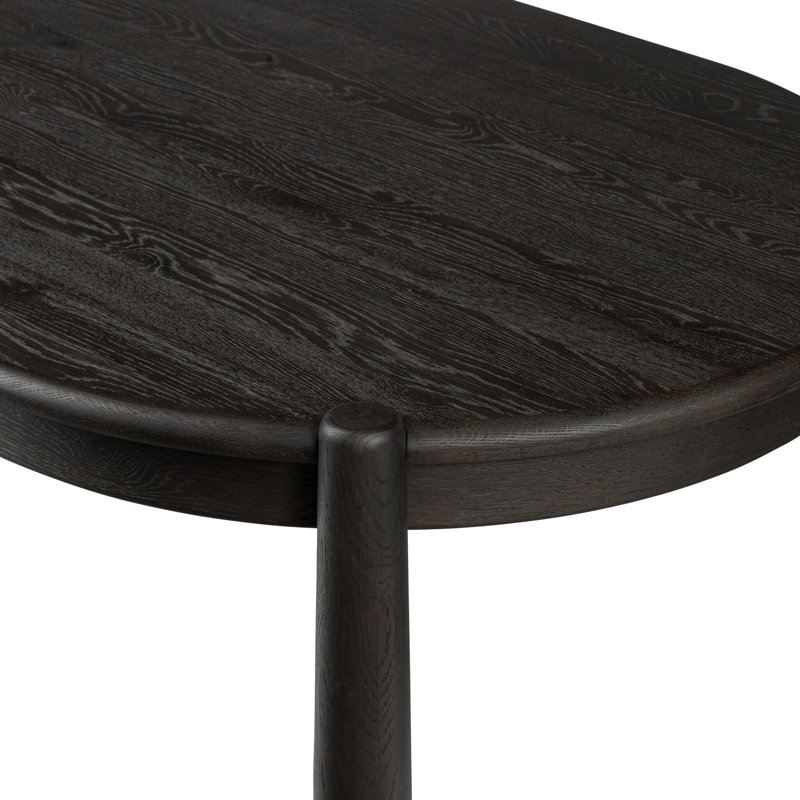 Salvador Dining Table, Smoked Black Oak