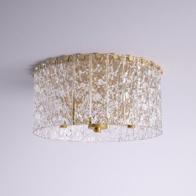 Kettering Glass Flush Mount