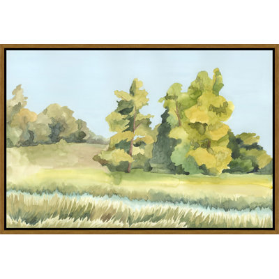 Bright Forest III Framed Painting Canvas