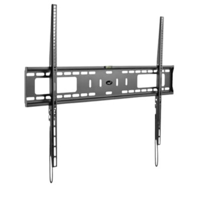 ELG Fixed Low-Profile TV Wall Mount 55"–100", 165 lbs, 1.18" Profile, Auto-Lock Quick Release, VESA 900×600, Fits 12"/16"/18"/24" Studs, Carbon Steel, N01V8, Black