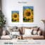 Harnek, tournesols, papillons, saison estivale-108530775