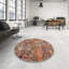 Tapis contemporain orange / brun / rouge-443345871