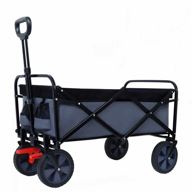 Chariot de chariot pliable 150L, Gris