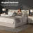 Headboard King Size White with Storage, LED Lights, USB Ports & Power Outlets – High-Quality, Space-Saving Design-1319620271-1319620177
