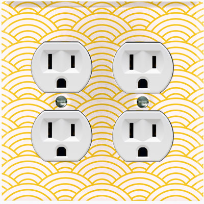 2 - Gang Toggle Light Switch Standard Wall Plate