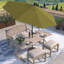 Parasol de marché 9 pi Jelks-1199140591