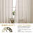 Linen Curtains for Living Room Neutral Modern Farmhouse Window Privacy Linen Fabric Drapes for Farmhouse Window Treatment Panels with Valance,2 Panels-299803898-299803901