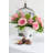 Small Round Distressed White "Alexa" Footed Planter Pot Compote for Plants and Home Décor-1864289455