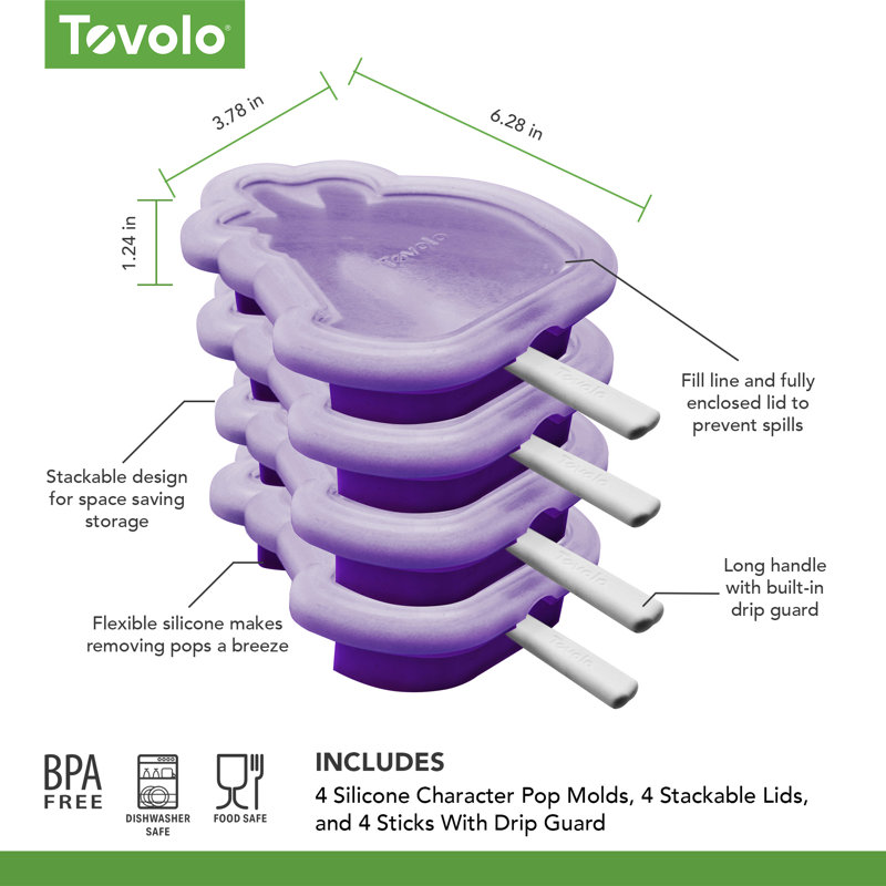Tovolo Unicorn Stackable Pop Molds
