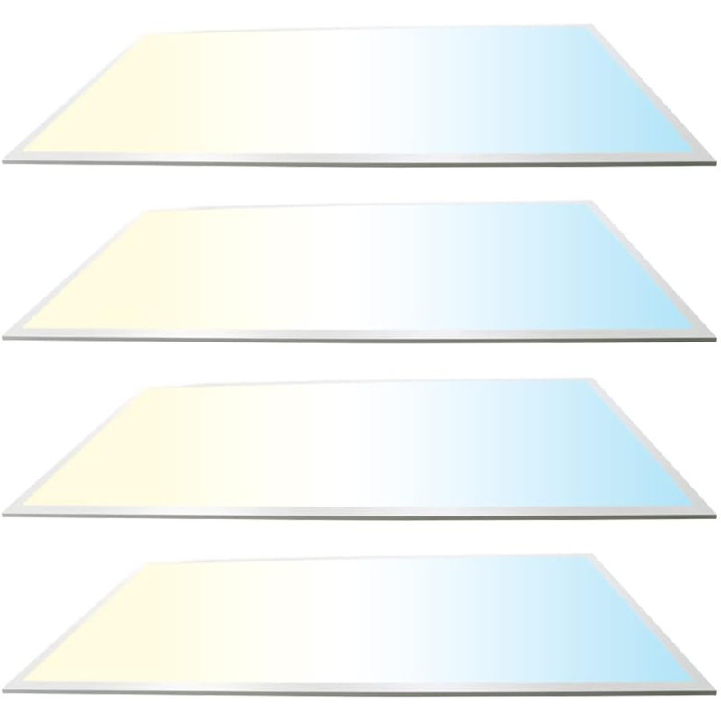Dimmable Rectangle Flat Panel Ceiling Light (Set of 4), 4
