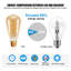 Pack of 6 E27 Vintage Edison LED Filament Light Bulbs