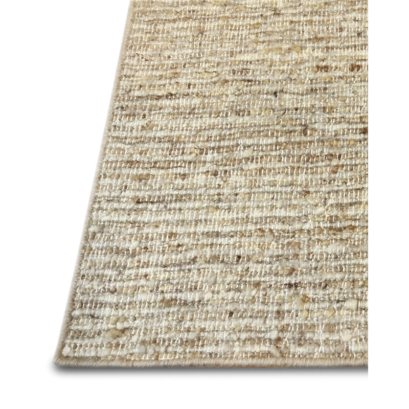 Terra Flatweave Wool Area Rug in Beige/Sand, Sample 2' x 3'