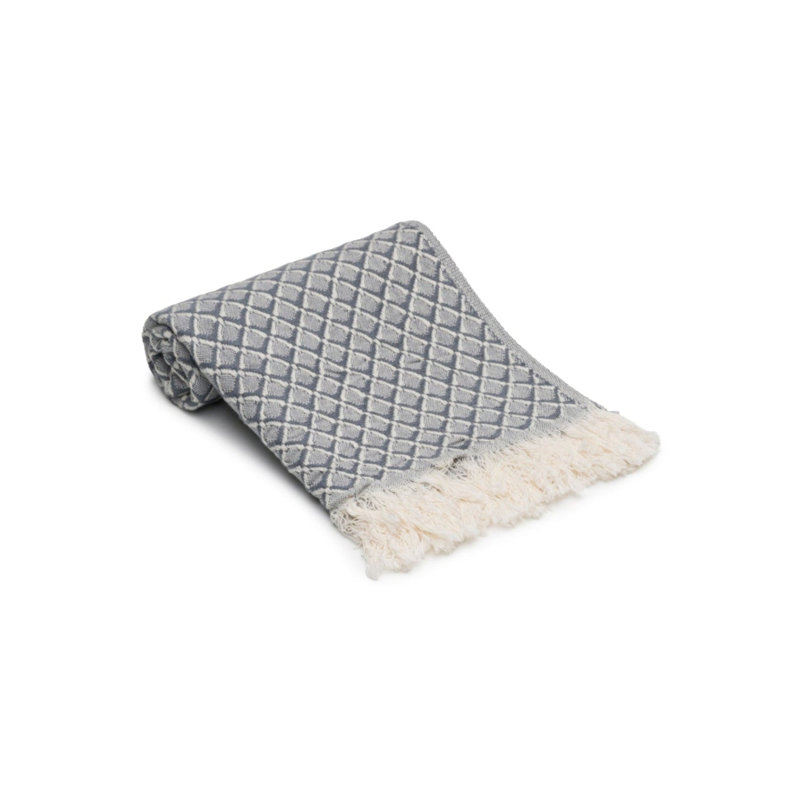 Ensemble de serviettes Serenity Grid, Gris