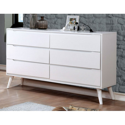 Commode double 6 tiroirs avec Miroir chilhowee