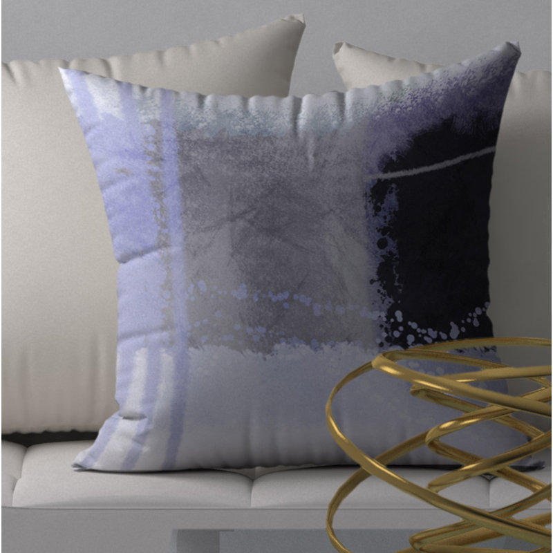 Housse de coussin décorative carrée wow Fizz, 24 po x 24 po