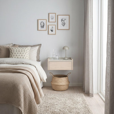 Mia 42 cm W Bedside Table