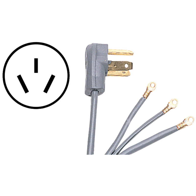 Certified Appliances Range Power Cord