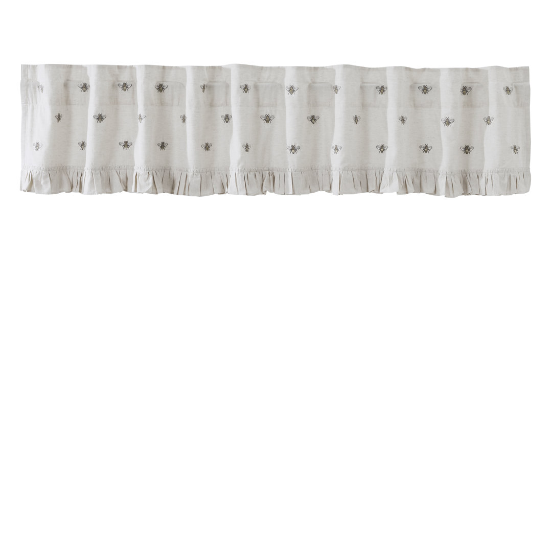 Pedri Ruffled Window Valance August Grove® 